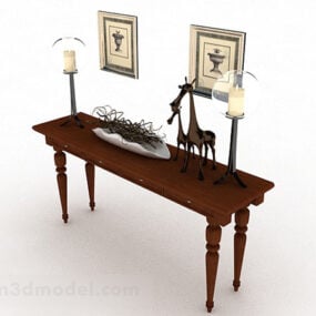 Table console d'entrée antique modèle 3D