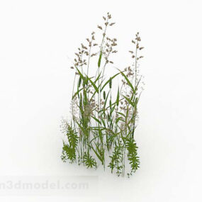 Décor de jardin d'herbe verte modèle 3D