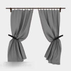 Gray Curtain Home Decoration