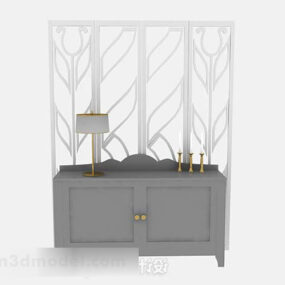 Home Porch Cabinet Decoration 3d model