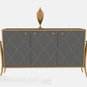 Hall Cabinet Antik Design 3d model