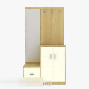 Home Cabinet Yellow Color 3d model