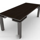 Tavolino rettangolare design in legno