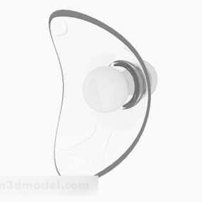 간단한 유리 벽 램프 3d 모델