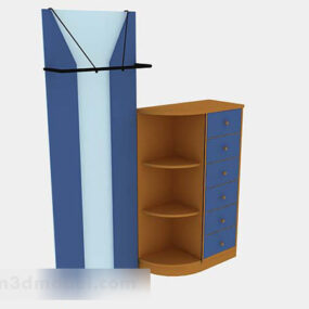 Woonmeubilair Eenvoudig kabinet 3D-model