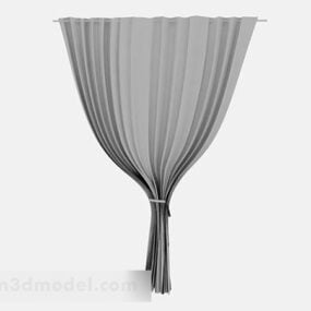 Gray Curtain 3d model
