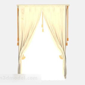 Yellow Curtain 3d model