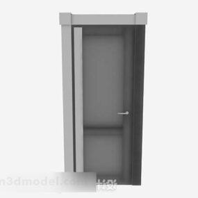 Λευκό 3d μοντέλο επίπλων πόρτας σπιτιού
