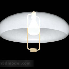 White Ceiling Lamp Furniture 3d model