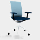 Möbler blå kontorsstol