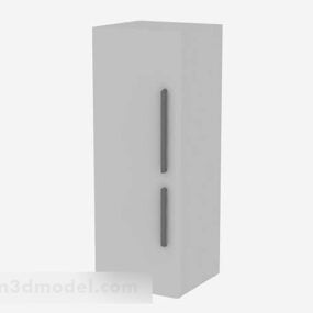 Electric Grey Freezer 3d model