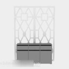 Gray Entrance Cabinet Furniture