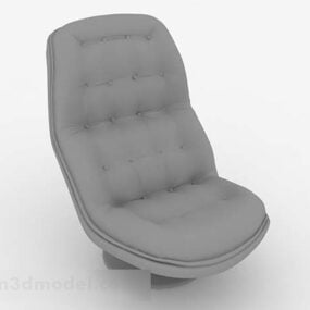 Gray Single Sofa Home Furniture 3d model