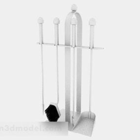 Metal Fireplace Cleaning Tool 3d model