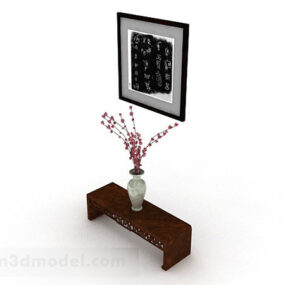 Furniture Chinese Home Decoration Set 3d model