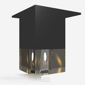 Furniture Black Ceiling Lamp 3d model