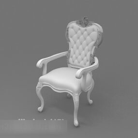 Modello 3d della sedia per la casa in stile europeo