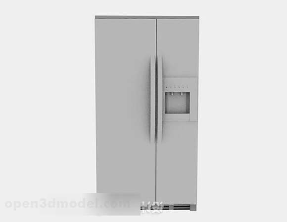 Gray Side By Side Refrigerator V1