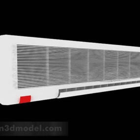 Bílý 3D model klimatizační jednotky