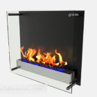 Modern Contemporary Minimalist Fireplace