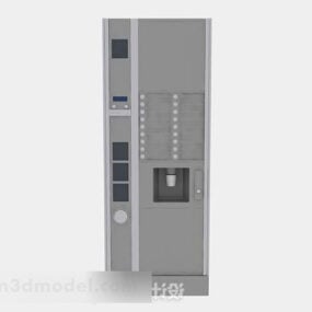 3d модель сучасного холодильника Side By Side