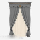 Muebles de tela gris cortinas para el hogar