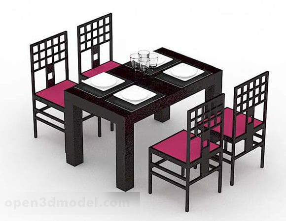 Chinese Style Dining Table Chair Free, Chinese Style Dining Room Chairs