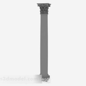 Griekse pijlerkolom 3D-model