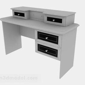 एमडीएफ लकड़ी का डेस्क 3डी मॉडल