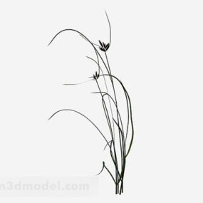 Udendørs plante Single Weed 3d-model