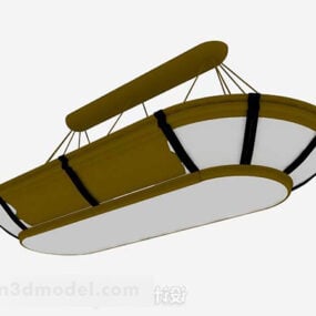 सीलिंग ग्रीन चंदेलियर 3डी मॉडल