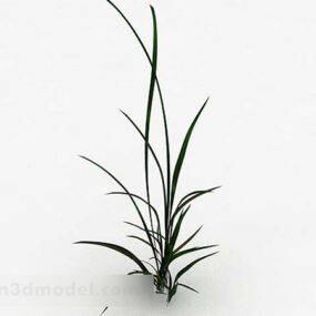 3д модель одиночного сорнякового растения