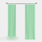 Green Fabric Curtain