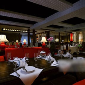 Tooling Restaurant Design Interior 3d model