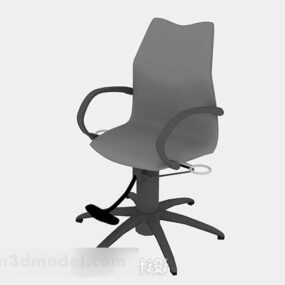 회색 사무실 의자 V1 3d 모델