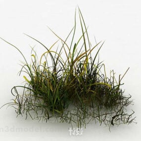 Paysage de plantes de mauvaises herbes modèle 3D