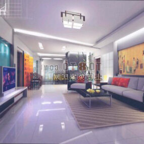 Living Room Interior V30 3d model