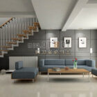 Modern Living Room Set Interior