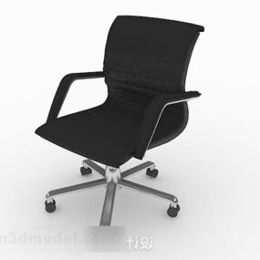 블랙 사무실 의자 V6 3d 모델