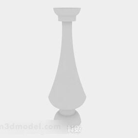 유럽식 정사각형 기둥 구성 요소 3d 모델