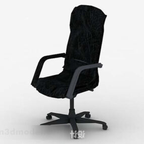 블랙 사무실 의자 V7 3d 모델