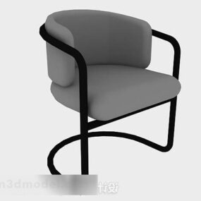 Gray Lounge Chair V1 3d model
