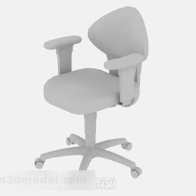 Gray Office Chair V5 3d model