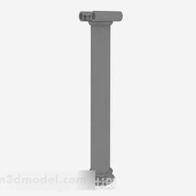회색 기둥 V2 3d 모델