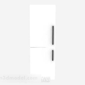 White Refrigerator V3 3d model