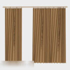 Brown Minimalist Home Curtains