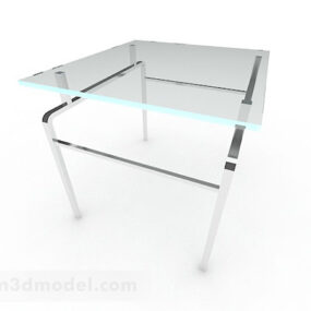 Szklany stół do jadalni V1 Model 3D