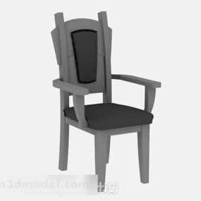 Gray Home Chair V1 3d model
