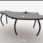 Brown Minimalist Desk V1