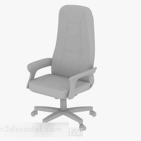 Gray Office Chair V10 3d model
